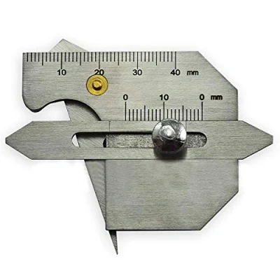Image of RIVERWELD HJC40B Multi Function Welding Gage Inspection Checks Weldment Thickness Weld Bead Height Seam Gap Groove Angle Metric