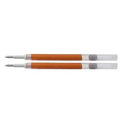 Image of Pack of 12 Pentel LR7 Energel Liquid Paste Refills 0.7 mm Line 0.35 orange