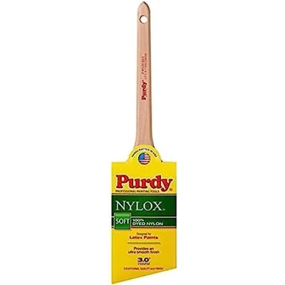 Image of Purdy 144080230 Nylox Dale Angle Trim Brush, Multicolor, 3&quot;