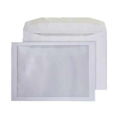 Image of Purely Everyday Mailer Gummed Full Face Window White C4 229X324 100GSM Box of 250