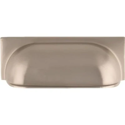 Image of Carlisle Brass Harmonise Warwick Cup Pull Handle 96mm (Satin Nickel)