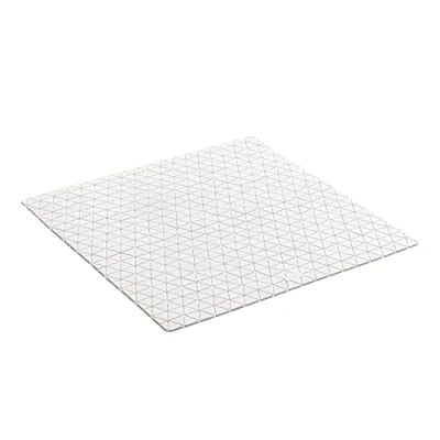 Image of TATAY Bath Mat, Rubber, White, 54 x cm