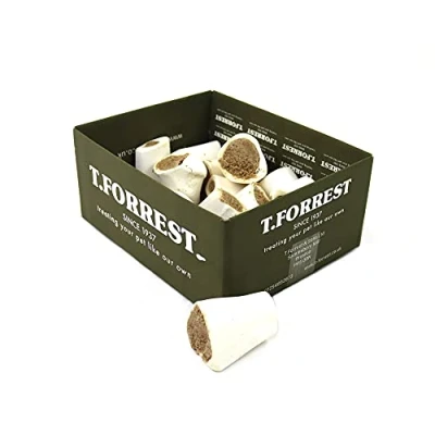 Image of British 3&quot; Chicken Filled Bone x15 For Dogs, 100% Natural Treats, Long Lasting Chew