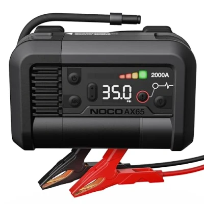 Image of NOCO Boost Air AX65: 2000A Jump Starter with 22A 100 PSI Compressor 8.0L Gasoline and 6.0L Diesel Engines Inflating Tyres from 0 40 in 2.0 Minutes