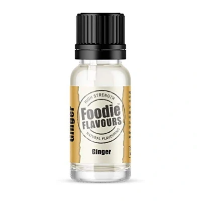 Image of Foodie Flavours Natural Ginger Flavouring, High Strength 15ml