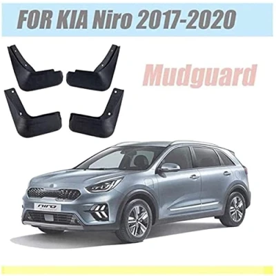 Image of 4 Pcs Rubber Mud Flaps Mudguards for KIA NIRO 2017 2018 2019 2020, Front/Rear Wheel Mudflaps Splash Guards, Fenders with Screws, Exterior Styling Protection Accessories