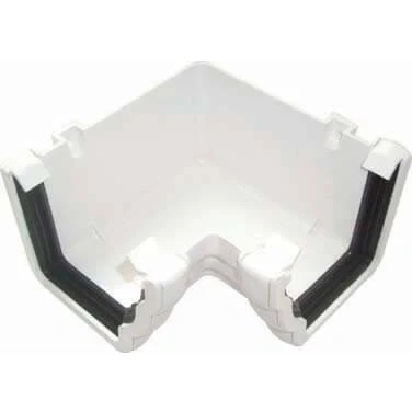 Image of FloPlast Ogee White 90 Degree Internal Gutter Angle