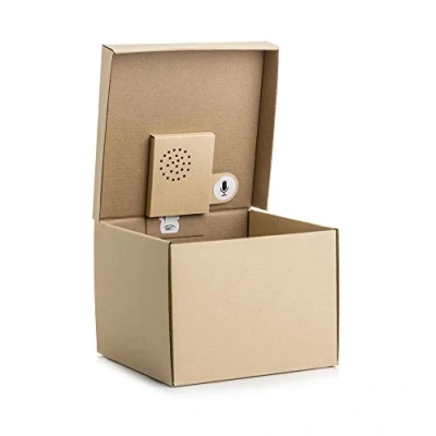 Image of SUCK UK Gift Box Record your own Message Boxes Novelty Surprise For Valentines Gifts Recordable Large Cardboard Brimming With Memories Day &amp; More