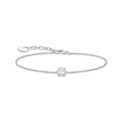 Image of Thomas Sabo Eine Grösse, Sterling Silver, Cubic Zirconia 925 Silver and White Zirconia, A2156 051 14,