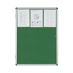 Image of Bi Office Enclore Lockable Board Green