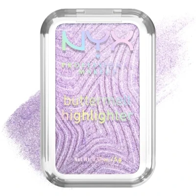 Image of NYX Professional Makeup Buttermelt Highlighter, Powder 12 HR Wear, Fade &amp; Transfer Resistant, No 1 Butta