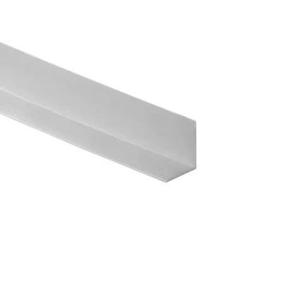 Image of VP Flexible Skirting Board Self Adhesive Trim PVC Angle Light Grey 5m Long