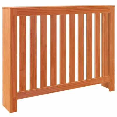 Image of vidaXL Radiator Cover Wax Brown 108.5x19x84 cm Solid Wood Pine