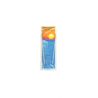 Image of Pony Circular Tunisian Crochet Hook, Aluminium, Multi Colour, 5mm