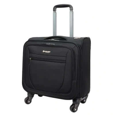 Image of Rocklands® Rolling Laptop Bag 4 Wheel Wheeled Briefcase Business Office Trolley Case Travel Cabin 8602