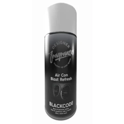 Image of Designer Fragrances Blast Can Air Con Refresh 150ML BLACK CODE