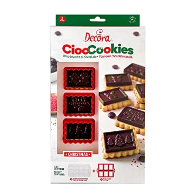 Image of Decora 0255157 2 Piece Set for Biscuits and Chocolates Christmas