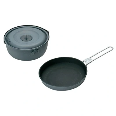 Image of Snow Peak Yaen Cooker 1000 Lightweight Aluminium 2 piece Non Stick Cookware set