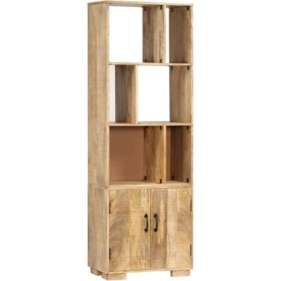 Image of vidaXL Bookshelf 60x35x180 cm Solid Mango Wood
