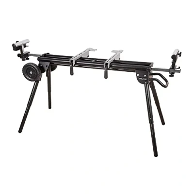 Image of Evolution Power Tools Mitre Saw Stand Plus Compact Folding with Extendable Arms, Universal Fits Evolution, Makita, DeWalt, Bosch, Ryobi, Einhell and Metabo