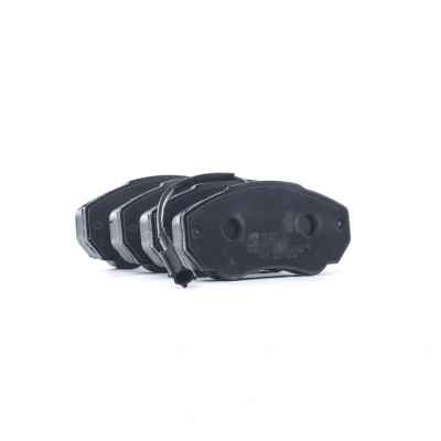 Image of 425242, 425243, 425458 Brake pad set FEBI BILSTEIN 116049 Front Axle incl. wear warning contact PEUGEOT: Boxer Van, Platform / Chassis