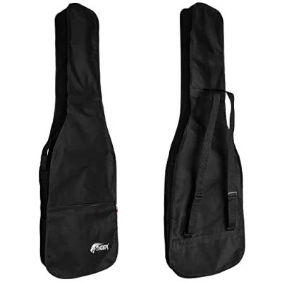 Image of Tiger Bass Guitar Bag Cover with Shoulder Strap &amp; Carry Handle