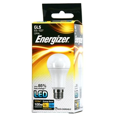 Image of Energizer LED GLS Energy Saving Lightbulb, E27, 12.5 W, Warm White