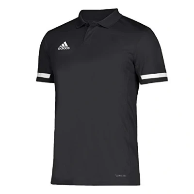 Image of adidas Men&#039;s T19 M Polo Shirt, Black/White, 4XL