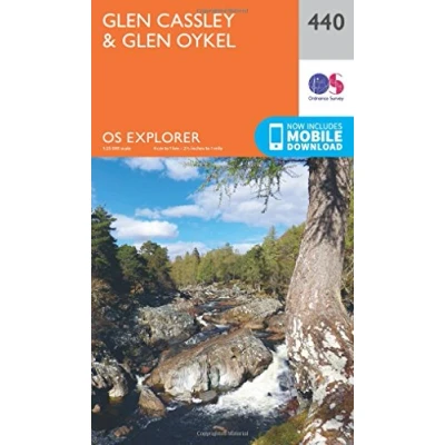 Image of Explorer 440 Glen Cassley &amp; Oykel Map With Digital Version