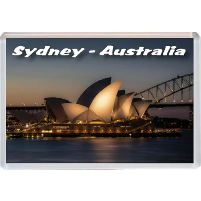 Image of Sydney Australia Jumbo Fridge Magnet 96 x 67mm BBSFHM1471