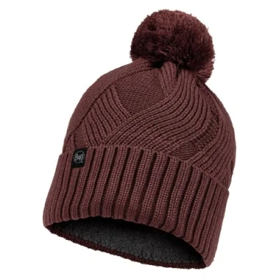 Image of Buff Knitted &amp; Polar Hat Kids Raisa Female One Size Black