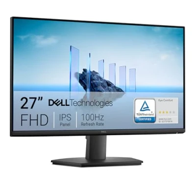 Image of Dell 27 Monitor SE2725HM Inch Full HD (1920x1080) 16:9 100Hz, IPS Panel, Anti Glare, VESA, 1 HDMI / VGA, Tilt, ComfortView Plus, 3 Year Warranty Black