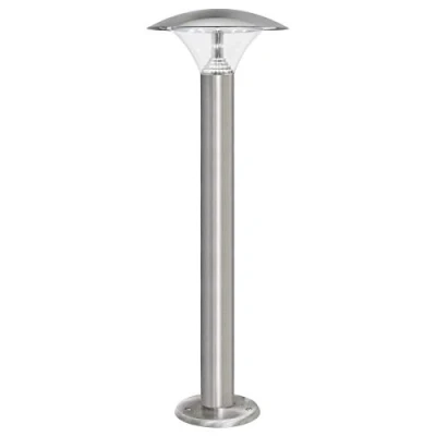 Image of 5w LED Bollard Light Outdoor Garden Lamp Post Stainless Steel Cool White ZLC041CW Mains Powered 240v