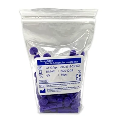 Image of 100 x 30g Sterile Lancets For Single Use One Step