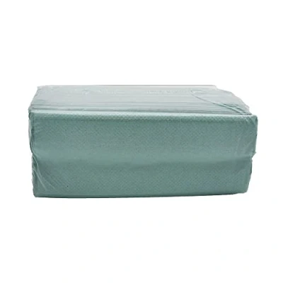 Image of 90x Essentials 1 Ply Green C Fold Hand Towels