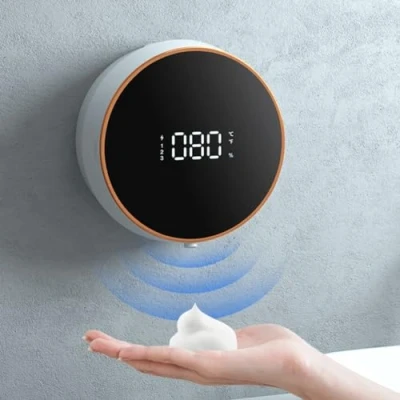 Image of Automatic Soap Dispenser, 300ml Liquid Foam 3 Levels Control Touchless Dispenser Wall Mount Hand Sanitiser Dispensers(Foam White)