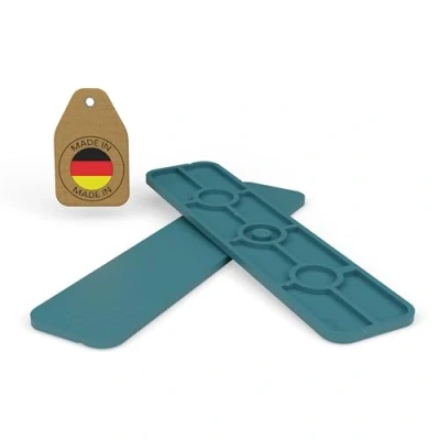 Image of FUX 100 Pcs. Packers, 100mm x 24mm 1 6mm, Plastic Packers and shims, Glazing Window spacers (2mm)