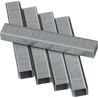 Image of Bosch 1000x Fine Wire Staples Type 53 (Textiles, carpet, Acoustic panels, Lawn 11.4 x 0.74 8 mm, Accessories Tacker, Staple Gun)