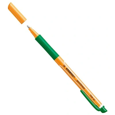 Image of STABILO &#039;pointVisco&#039; ROLLERBALL PENS 0.5mm GREEN (1099/36) PACK OF 3