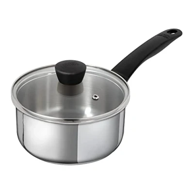 Image of Kuhn Rikon Classic Induction 18cm / 2.3L Saucepan with Glass Lid