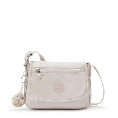 Image of Kipling Sabian Mini Crossbody Bag Small Cross Body Purse, Metallic Glow, 7.75&quot; L x 5.75&quot; H 3.5&quot; D, Purse