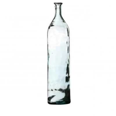 Image of NATURAL LIVING VASE Victoria 3.75 L Recycled Glass Diameter 11 cm x Height 55