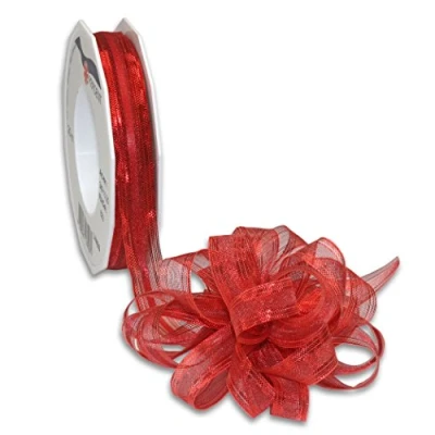 Image of Präsent Astoria Ribbon, Polyester, Red, 11 x 2 cm