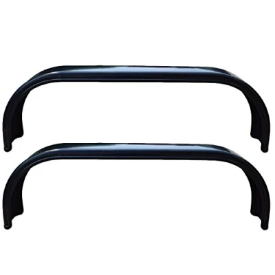 Image of AB Tools Trailer Twin Axle Tandem Mudguard Wing Fender 13&quot; / 14&quot; Wheels 61&quot; x 8&quot; Pair
