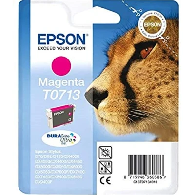 Image of Epson T071340AO, Print Cartridge, 1 x Magenta, Genuine