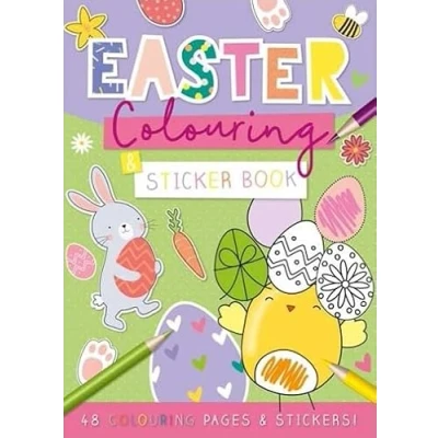 Image of Anilas Complete Easter Activity Gifts &amp; Books Colouring Sticker Book. (Perfect for Ages 3 8)