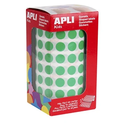 Image of Stickers 10.5 MM ON ROLL Green