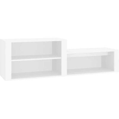 Image of vidaXL Shoe Cabinet White 150x35x45 cm Engineered Wood