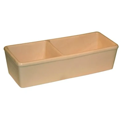 Image of Kerbl Ceramics Double Bowl, 350 450 ml