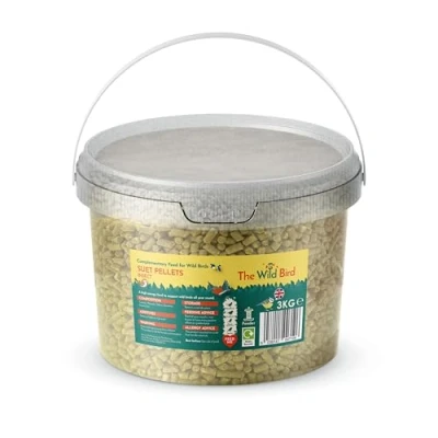 Image of The Wild Bird Insect Flavoured Suet Pellets Food 3kg for All Seasons Full of Nutrients High in Energy and Protein